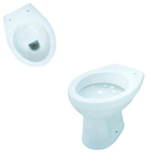 Stand-Flachspül-WC one Abgang waagerecht