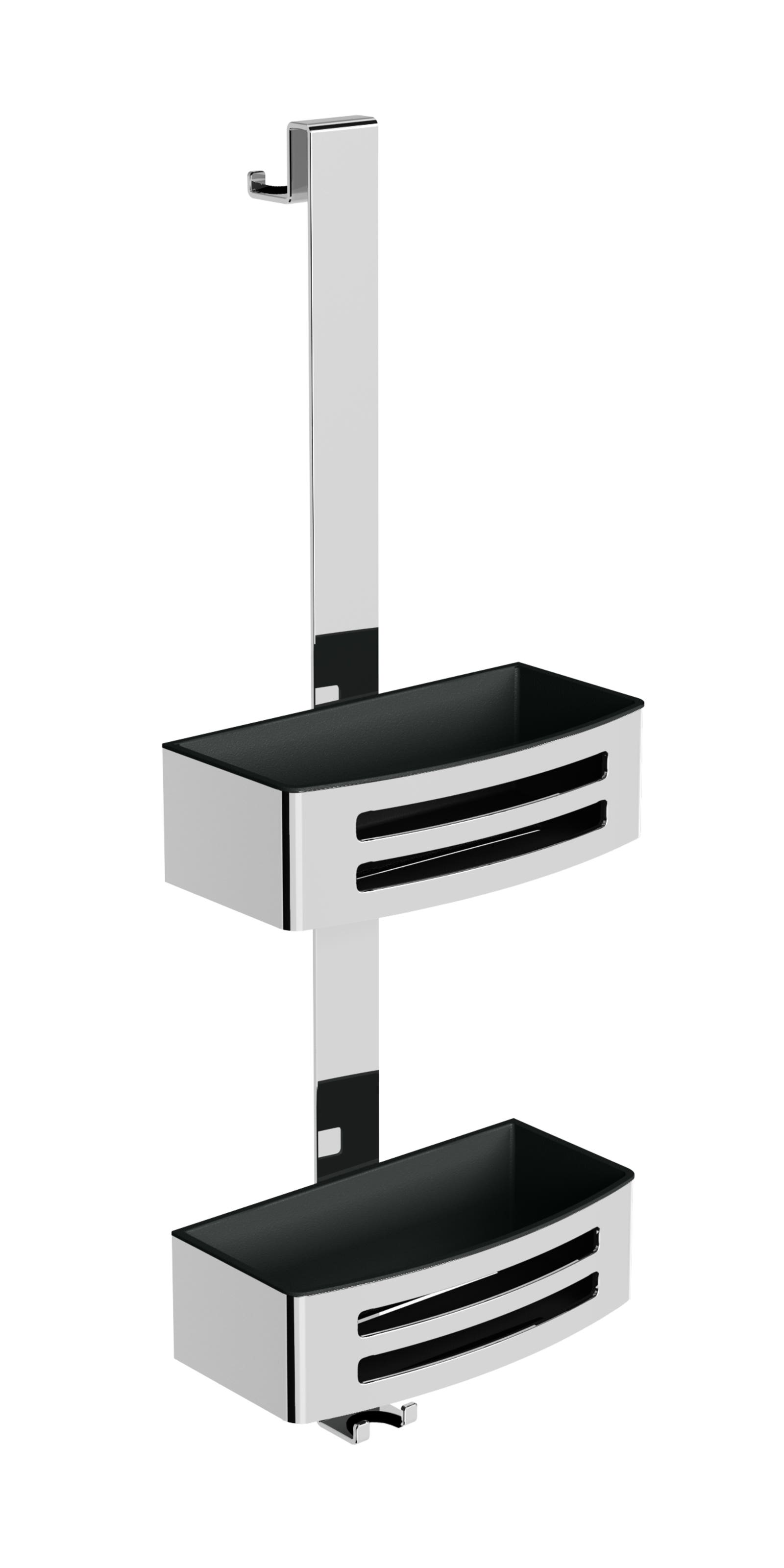 Dusch-Reling mit zwei Körben individual 3.0 schwarz-matt-V3EDKSW-