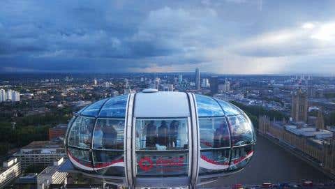 Besichtigung des London Eye