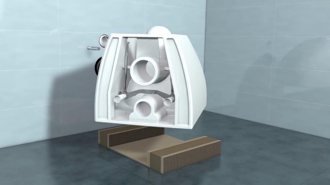 Einfache und unsichtbare WC-Montage mit VIGOUR